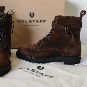 Belstaff Ladies Finley Brown Suede Boot - size 9